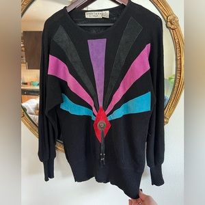 Vintage Andriano 80s tassel women’s sweater size small (fits like a medium).